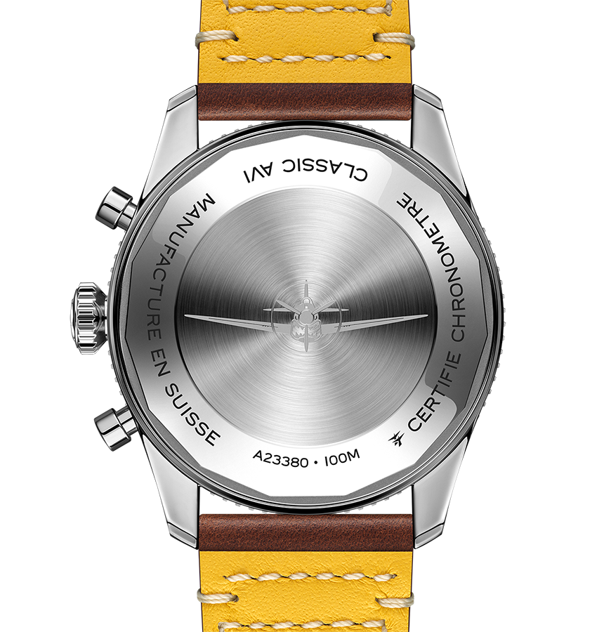 BRT Classic AVI Chronograph 42 Curtiss Warhawk Watch with Green Dial