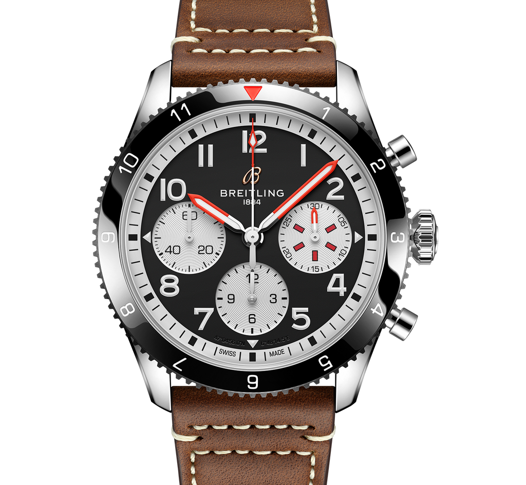 BRT Classic AVI Chronograph 42 Mosquito Watch with Black Dial