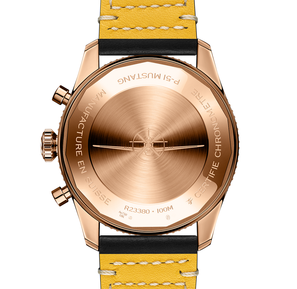 BRT Classic AVI Chronograph 42 P-51 Mustang Watch with Black Dial