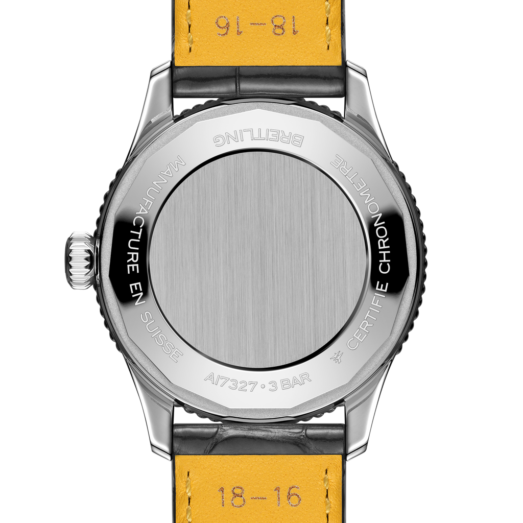 BRT Navitimer Automatic 36mm Watch with Gray Dial