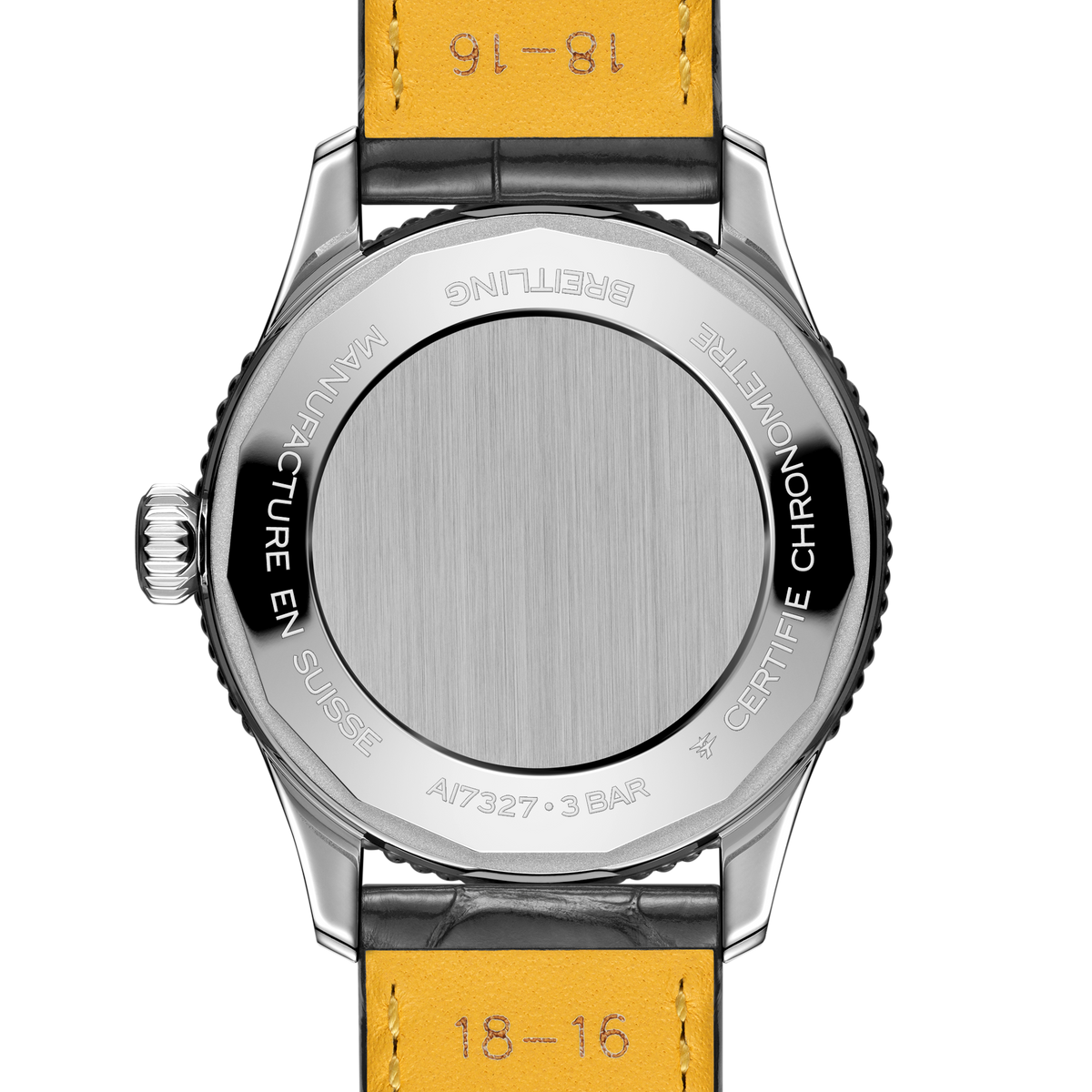 BRT Navitimer Automatic 36mm Watch with Gray Dial