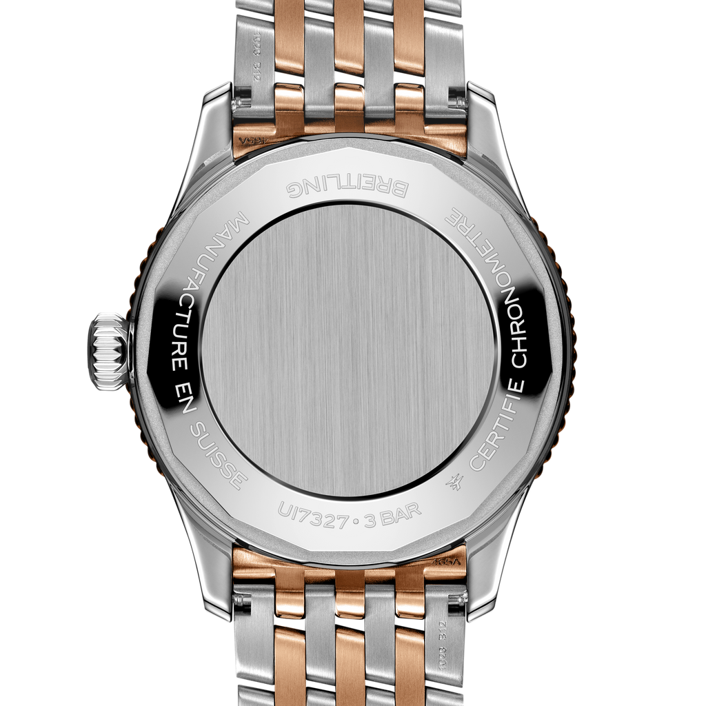 BRT Navitimer Automatic 36mm Watch with Mother-of-Pearl Dial