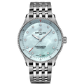 BRT Navitimer Quartz 32mm Watch with Blue Mother-of-Pearl Dial