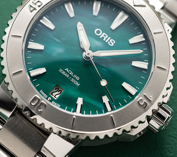 ORS X Bracenet Watch with Green Dial, 36.5mm