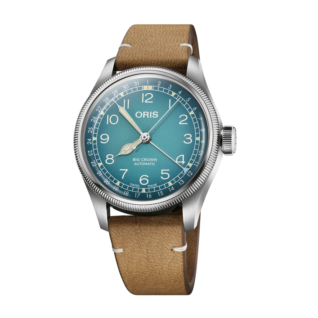 ORS X Cervo Volante Watch with Blue Dial & Leather Strap