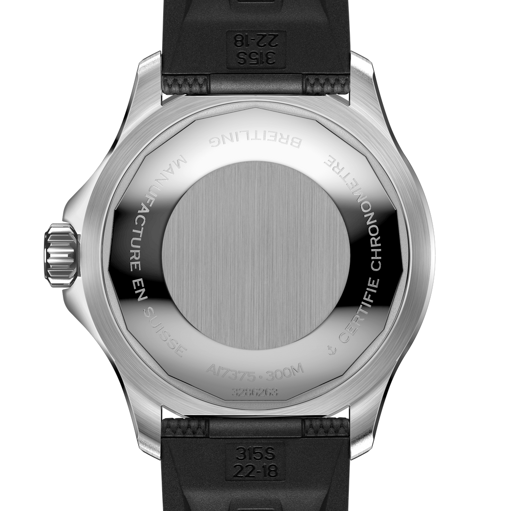 BRT Superocean Black Rubber Watch, 42mm