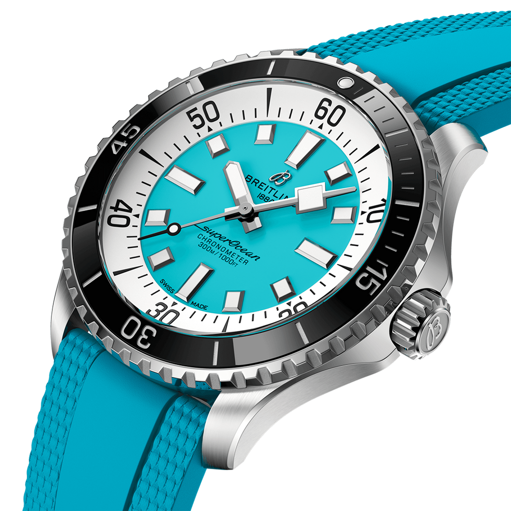 BRT Superocean Automatic 44 Watch with Turquoise Dial