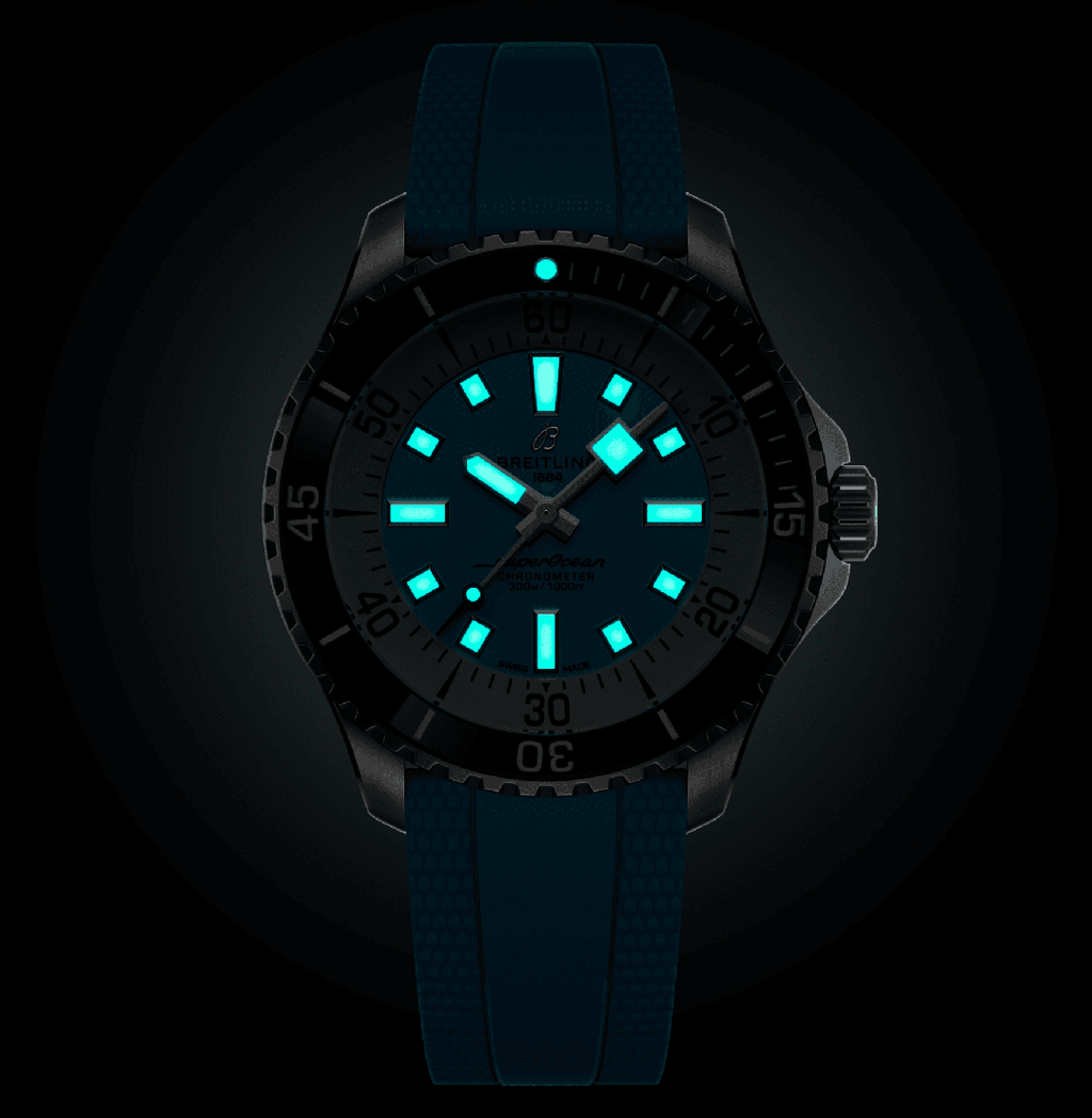 BRT Superocean Automatic 44 Watch with Turquoise Dial