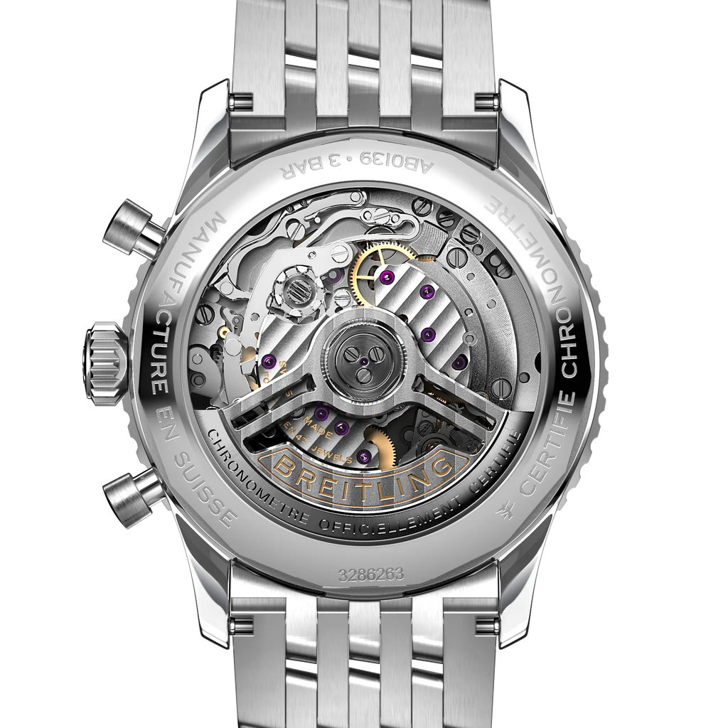 BRT Navitimer B01 Chronograph 41 Watch with Stainless Steel Bracelet