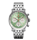 BRT Navitimer B01 Chronograph 41mm Watch with Mint Green Dial