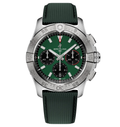 BRT Avenger B01 Chronograph 42 Watch with Dark Green Strap