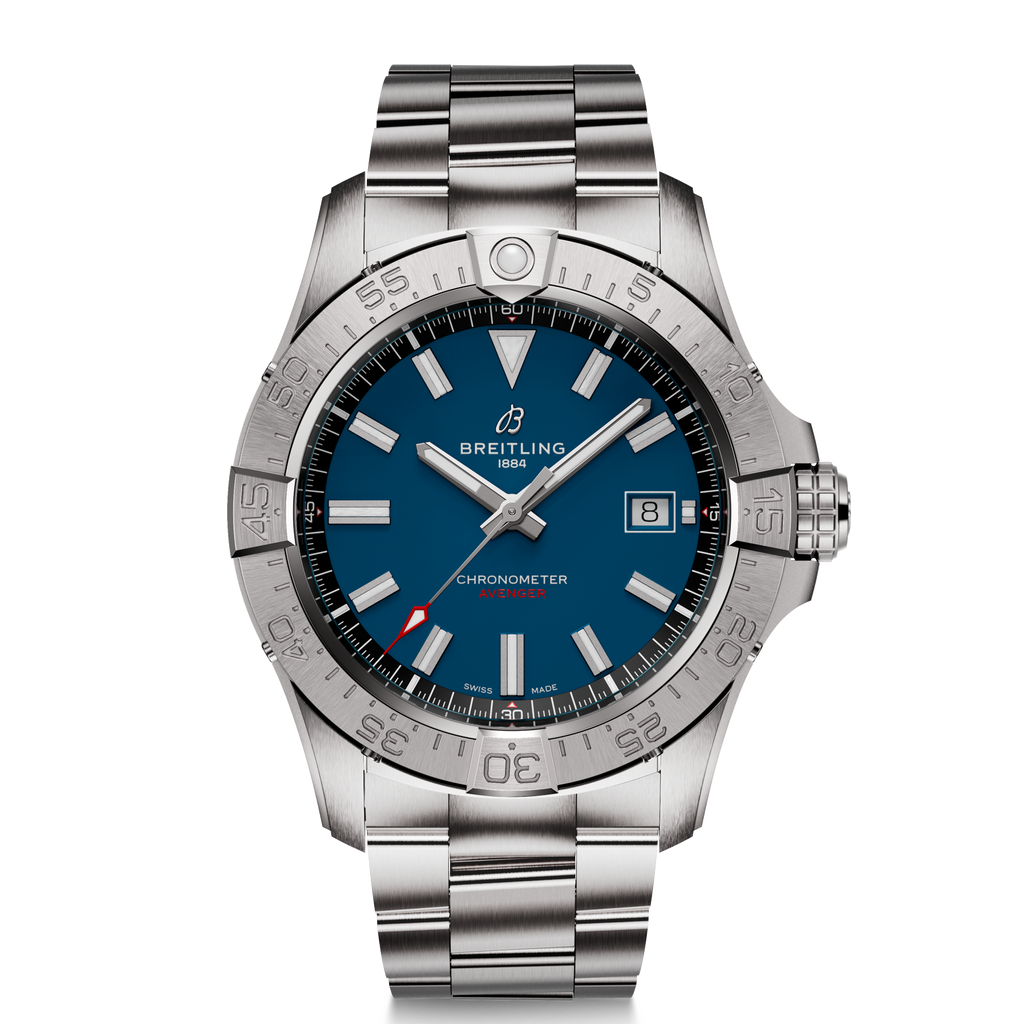 BRT Avenger Automatic 42mm Watch with Blue Dial