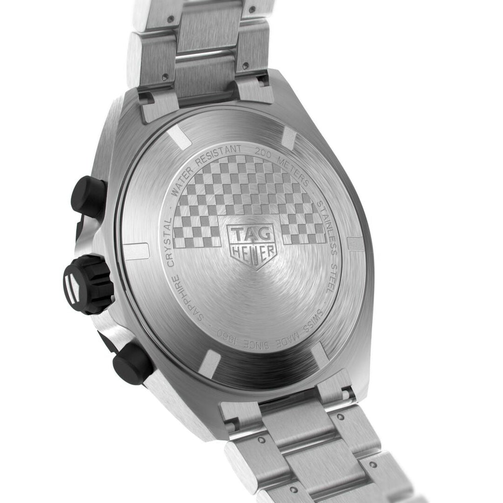 TGHR Formula 1 Men's Chronograph Black Dial and Black Bezel Watch