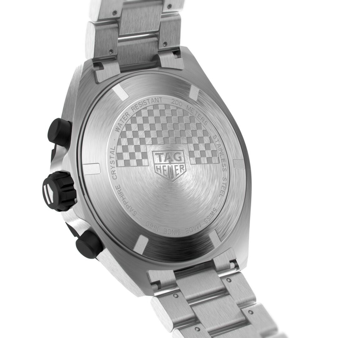 TGHR Formula 1 Men's Chronograph Black Dial and Black Bezel Watch