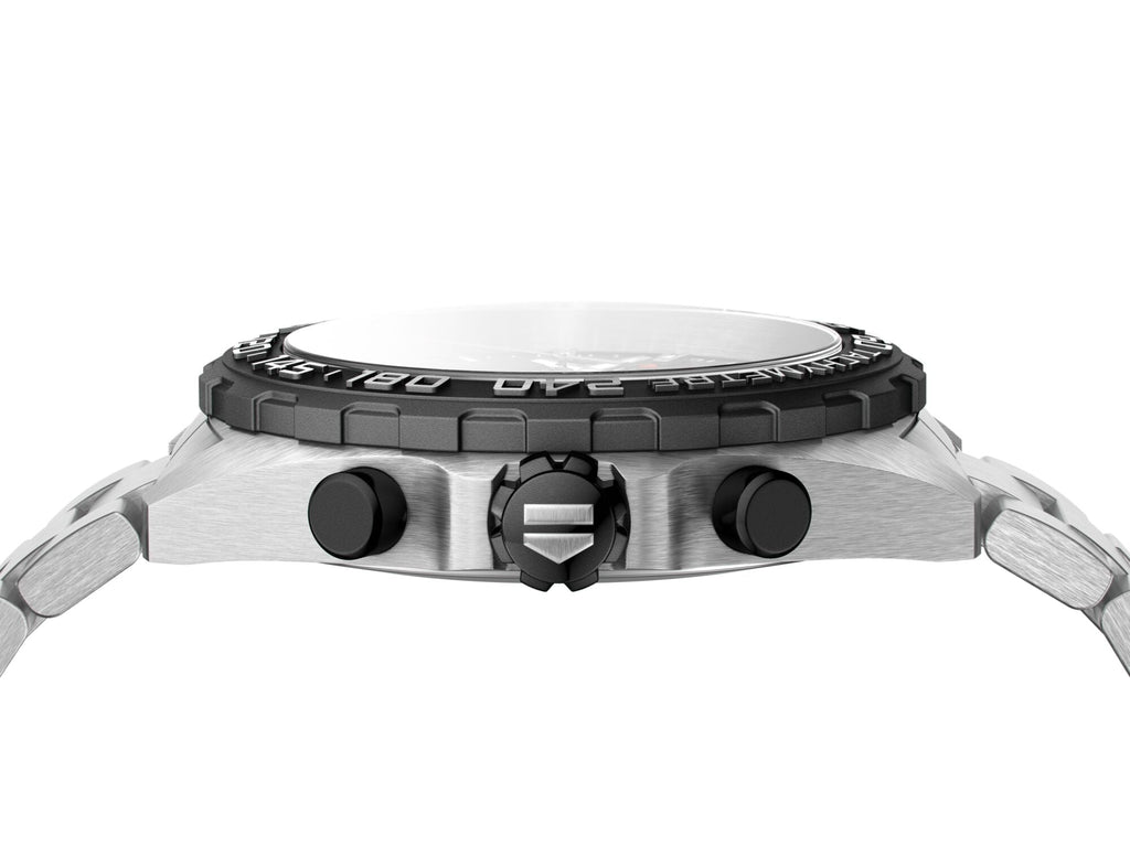 TGHR Formula 1 Men's Chronograph Black Dial and Black Bezel Watch