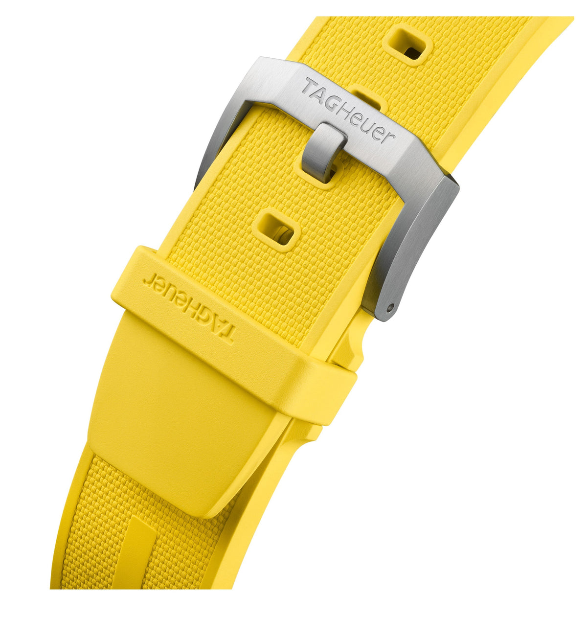 TGHR Formula 1 Men's Quartz Chronograph Yellow Dial and Rubber Strap Watch