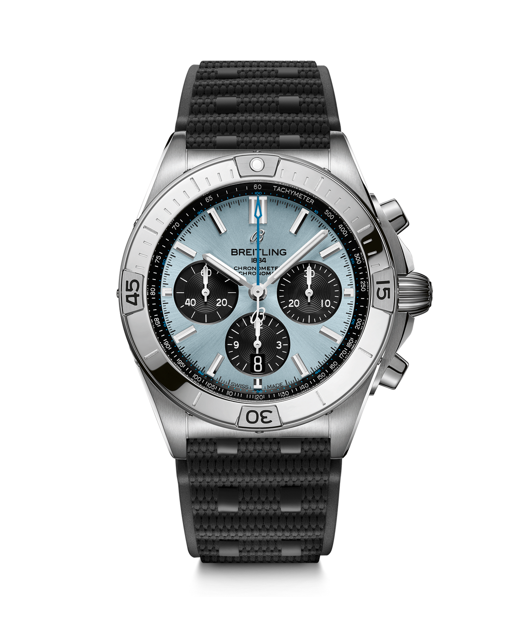 BRT Chronomat B01 Chronograph 42 Watch with Ice Blue Dial