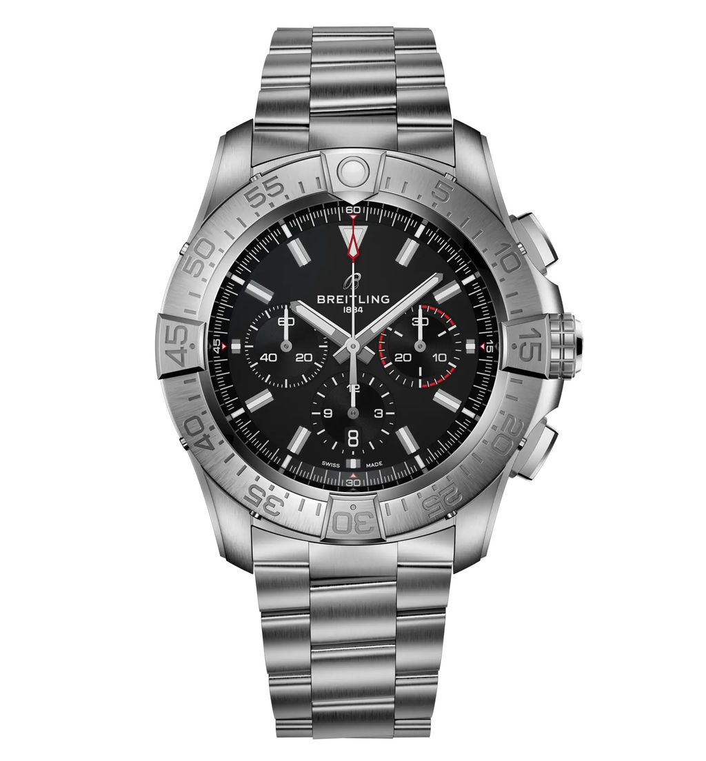 BRT Super Avenger B01 Chronograph 46 Watch with Titanium Bracelet