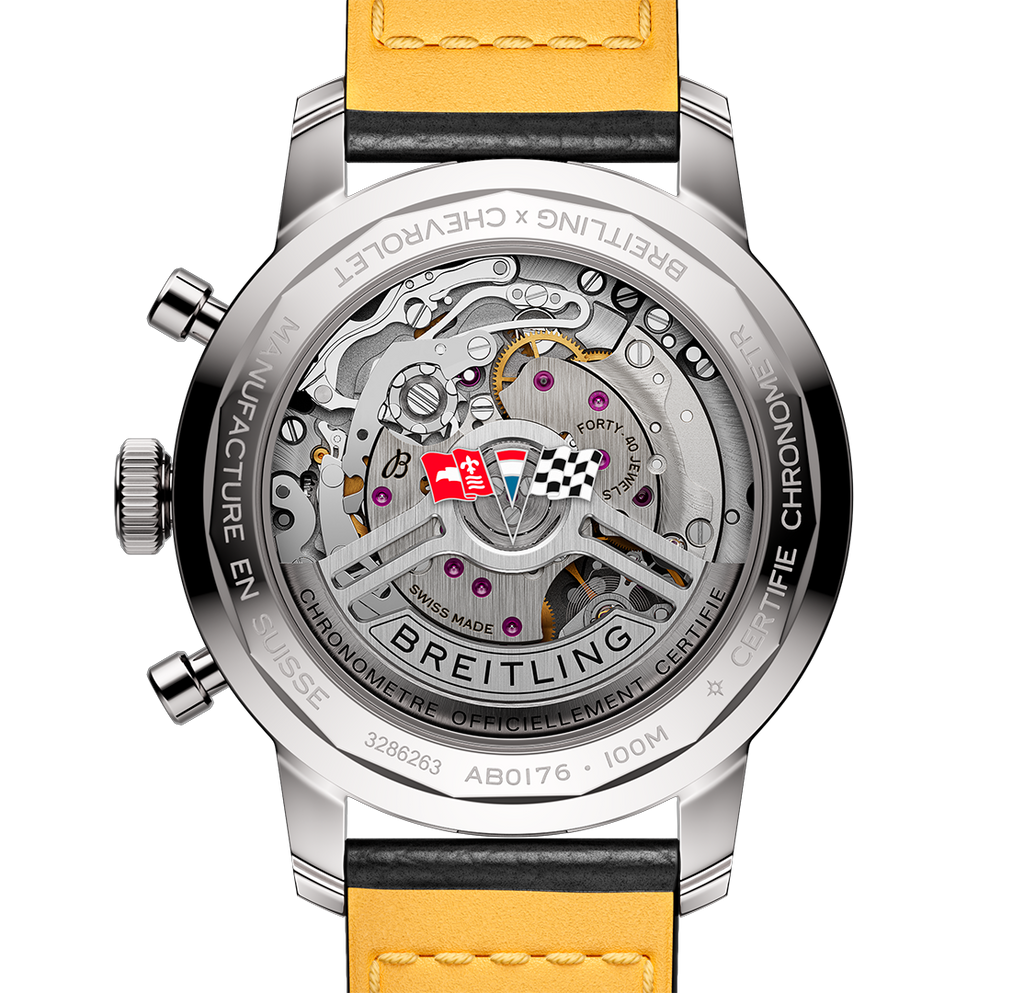 BRT Top Time B01 Chevrolet Corvette 41mm Watch with Red Dial