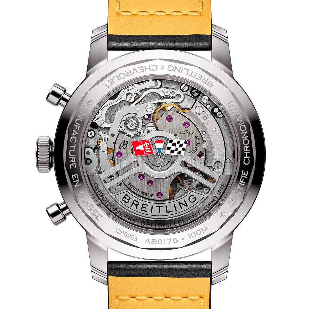 BRT Top Time B01 Chevrolet Corvette 41mm Watch with Red Dial