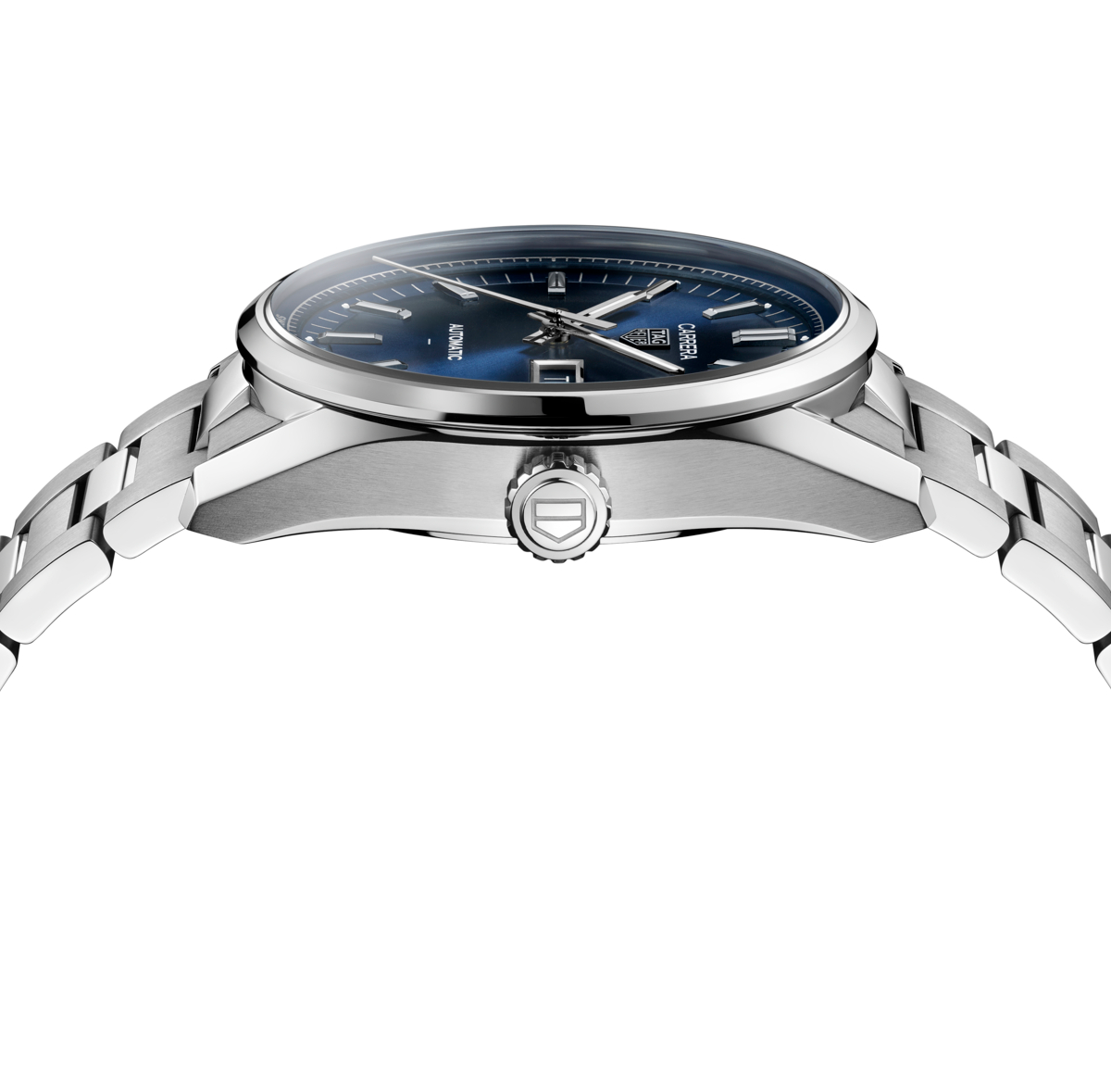 TGHR Carrera Day-Date Watch with Dark Blue Dial