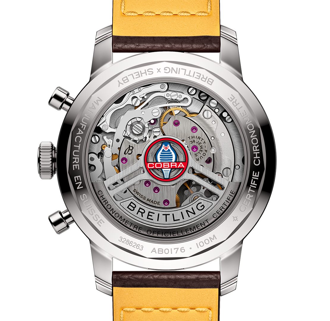 BRT Top Time B01 Shelby Cobra 41mm Watch with Blue Dial