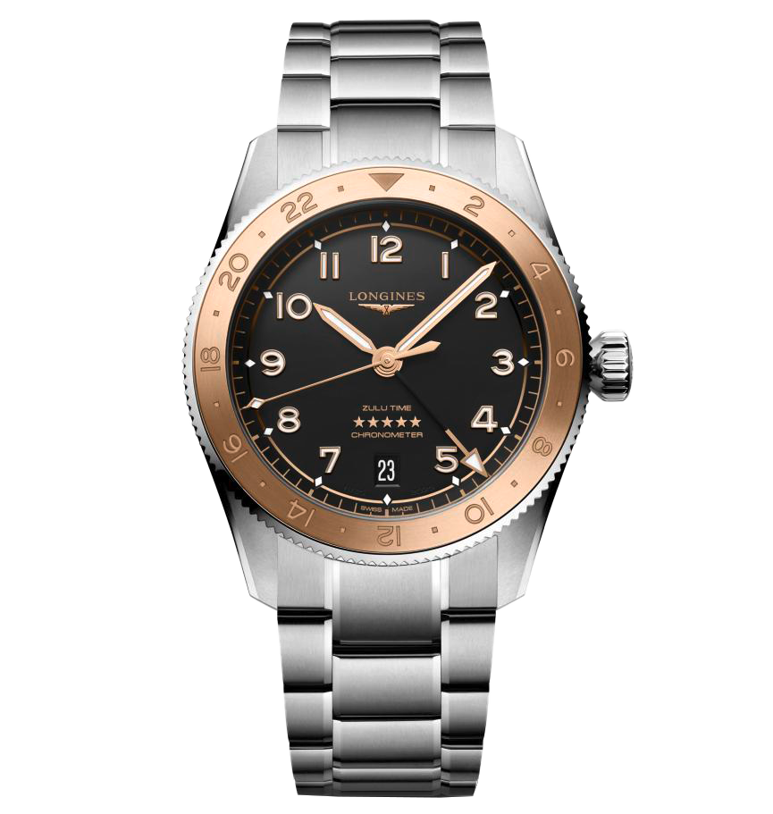 LNGS Spirit Zulu Time 1925, 39mm Watch with Black Dial