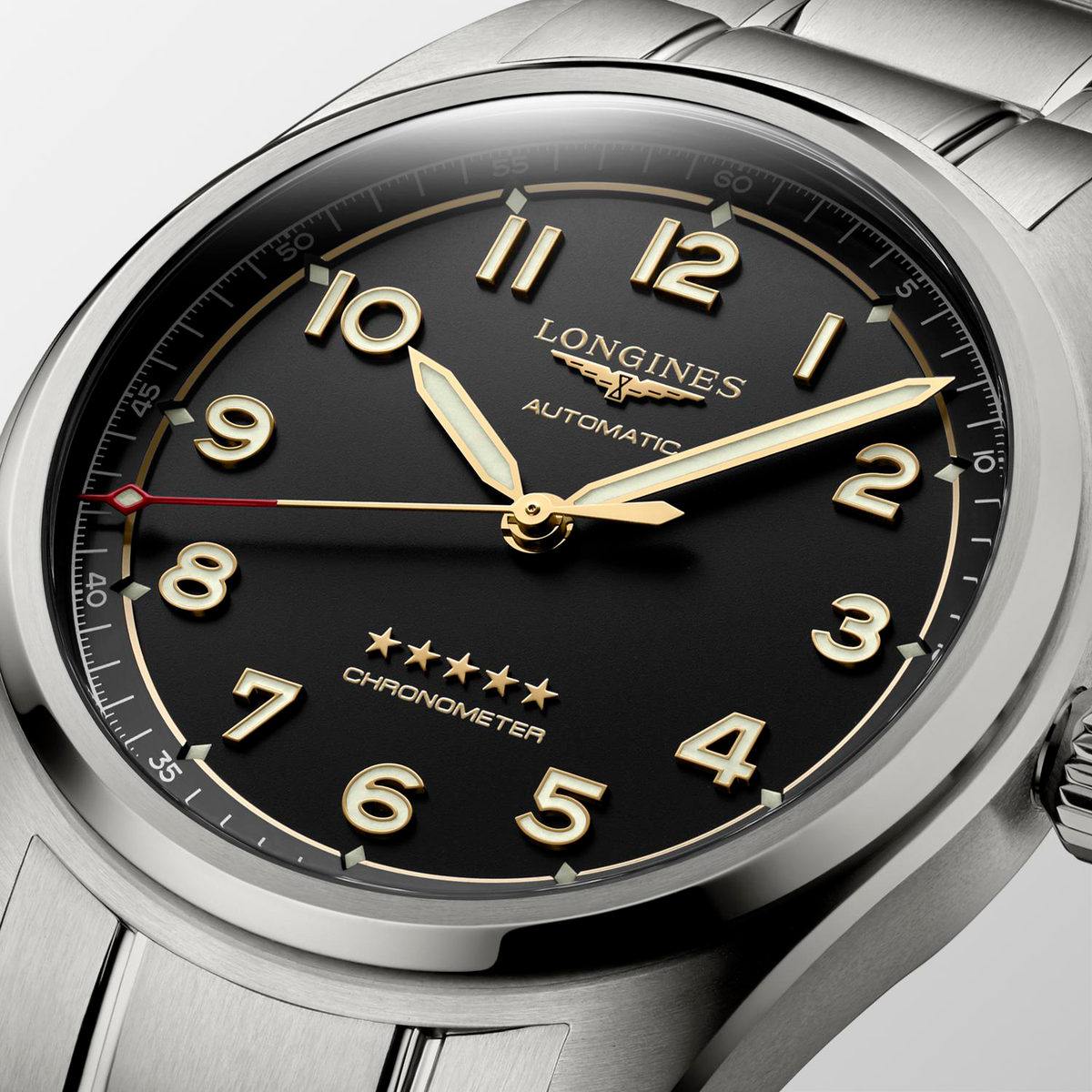 LNGS Spirit 42mm Watch with Titanium Bracelet