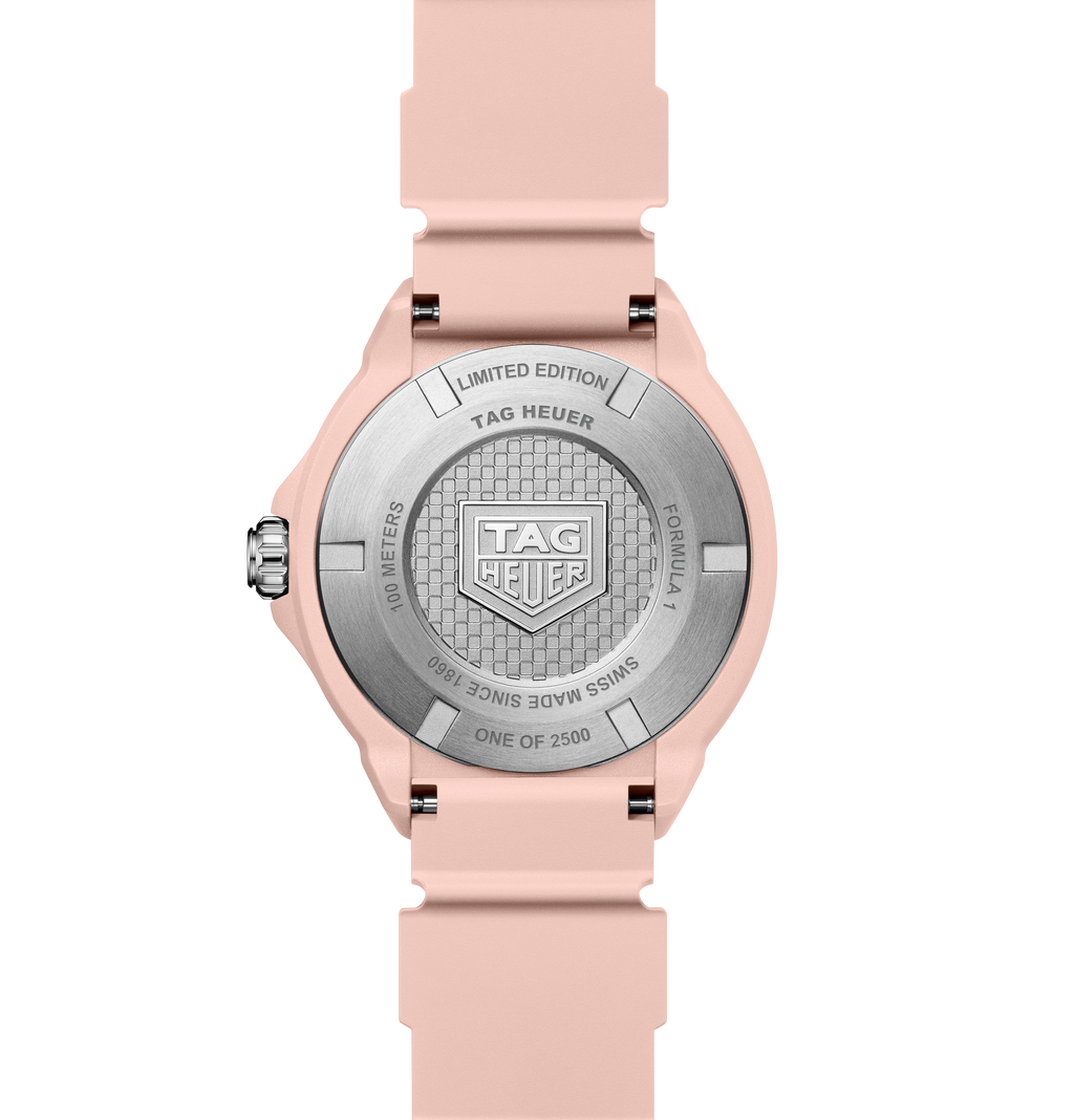 TGHR Formula 1 Solargraph Watch with Light Pink Dial, Limited Edition