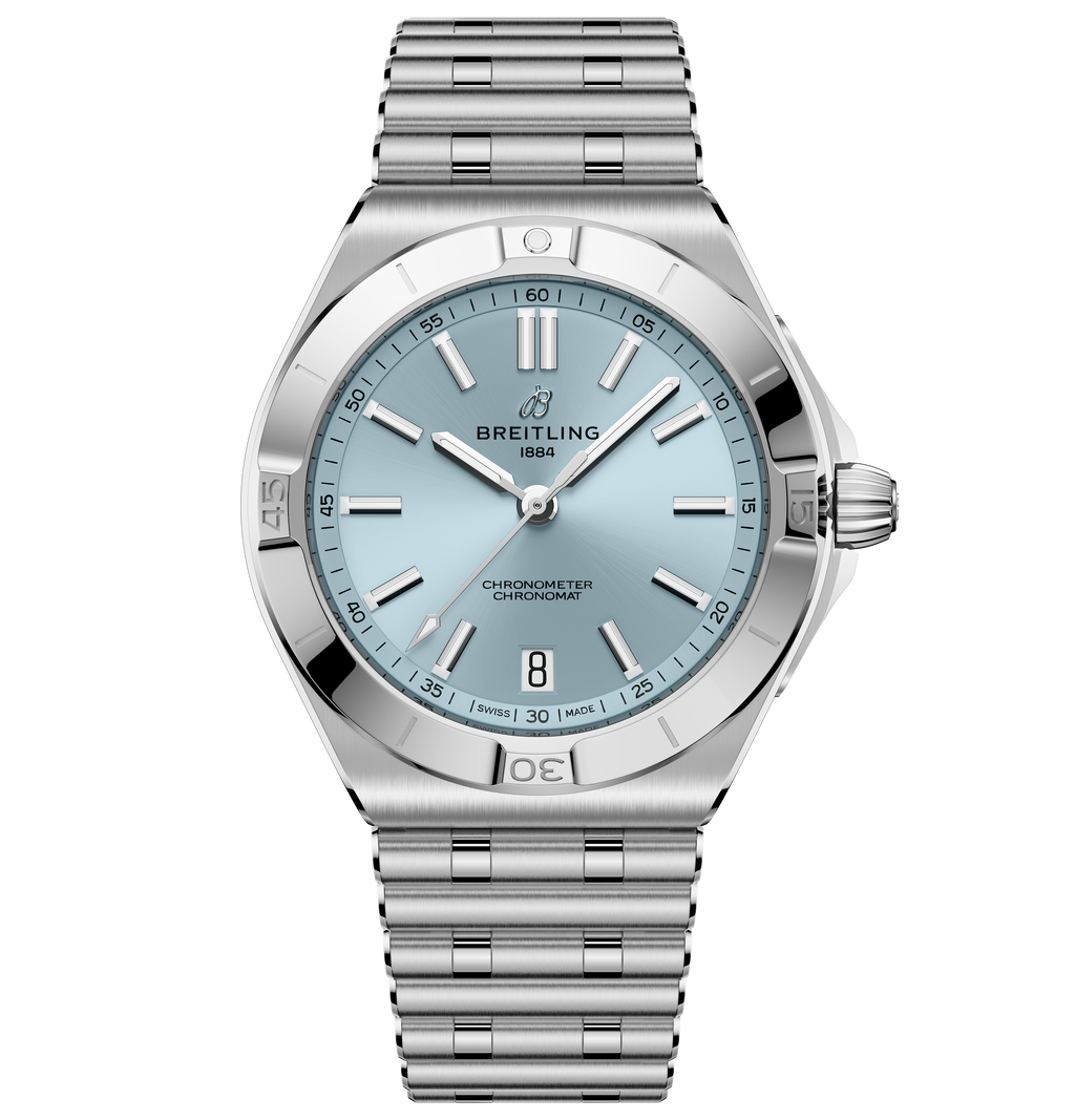 BRT Chronomat B31 Automatic 40 Watch with Ice Blue Dial