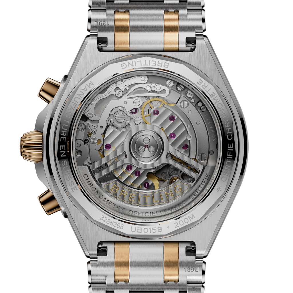 BRT Chronomat B01 Chronograph 42 Watch with Mixed Metals Bracelet