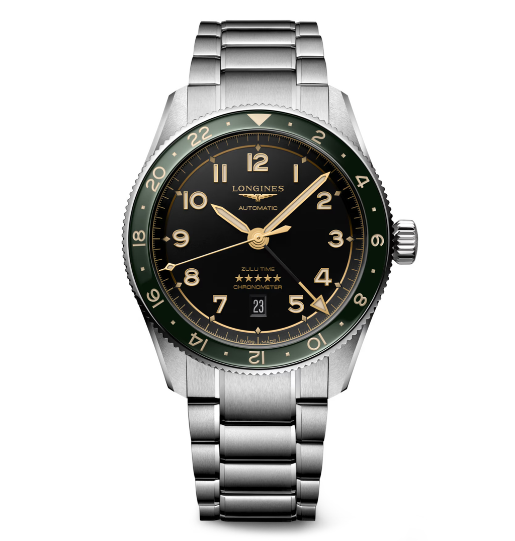 LNGS Spirit Zulu Time 42mm Watch with Anthracite Dial