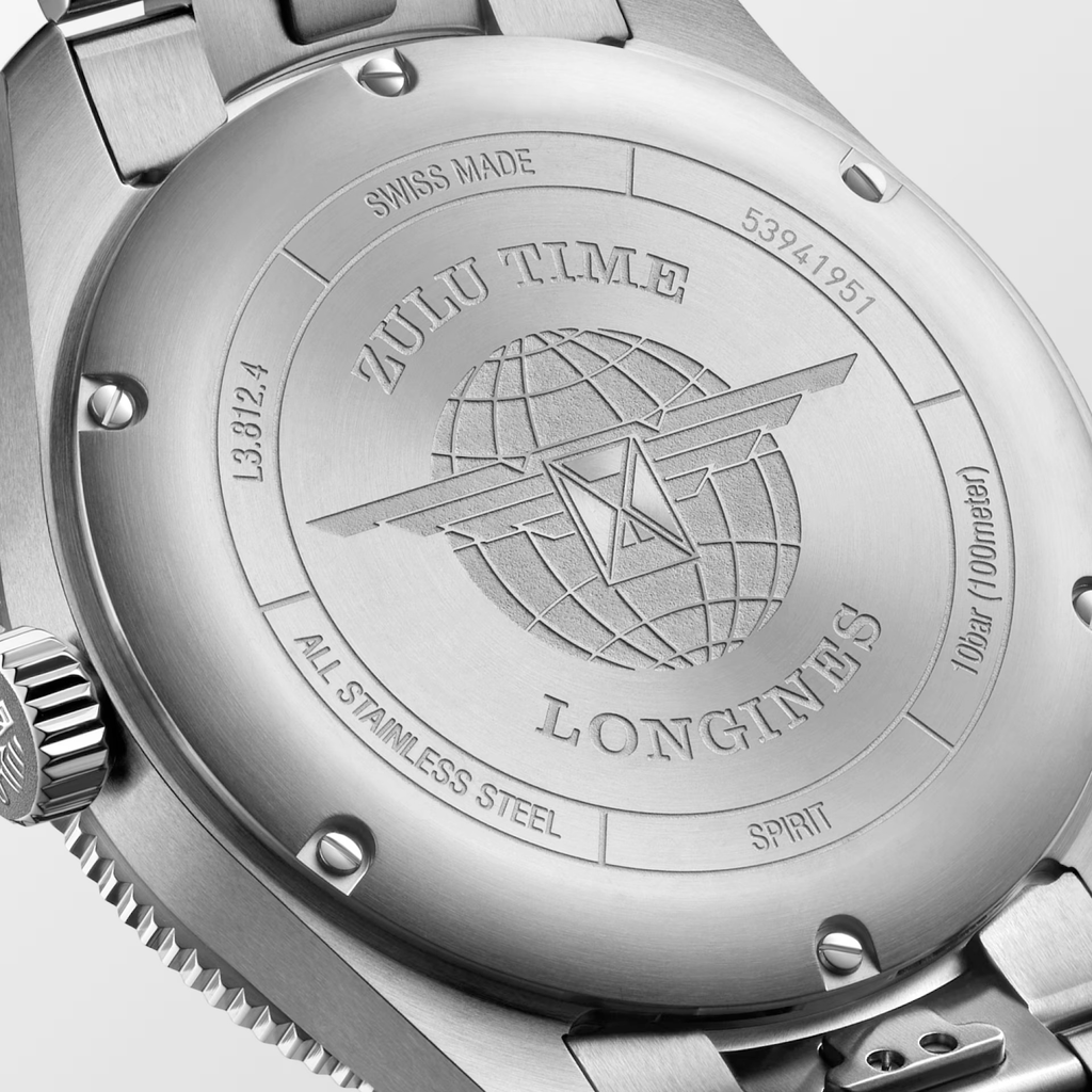 LNGS Spirit Zulu Time 42mm Watch with Black Dial
