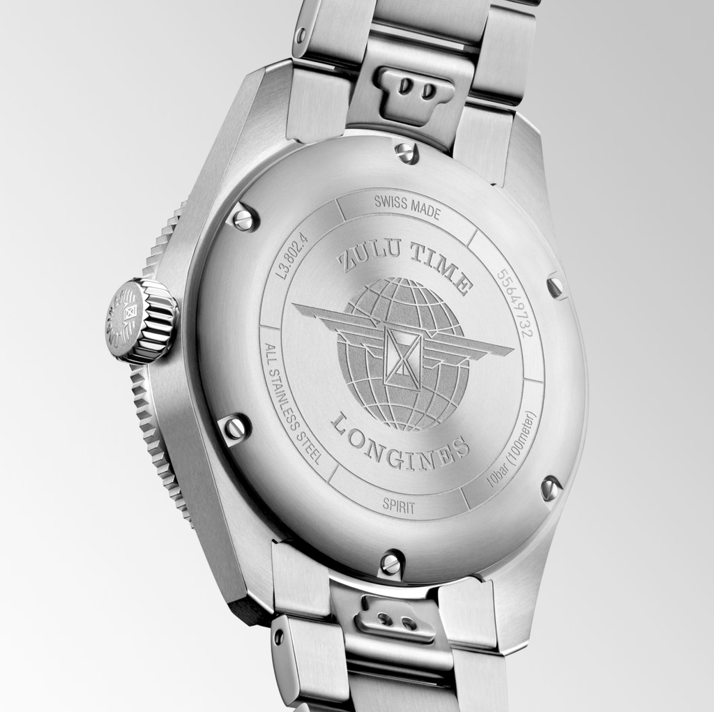 LNGS Spirit Zulu Time 39mm Watch with Green Bezel