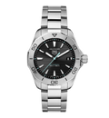 TGHR Aquaracer Professional 200 Solargraph Watch with Black Sunray Brushed Dial