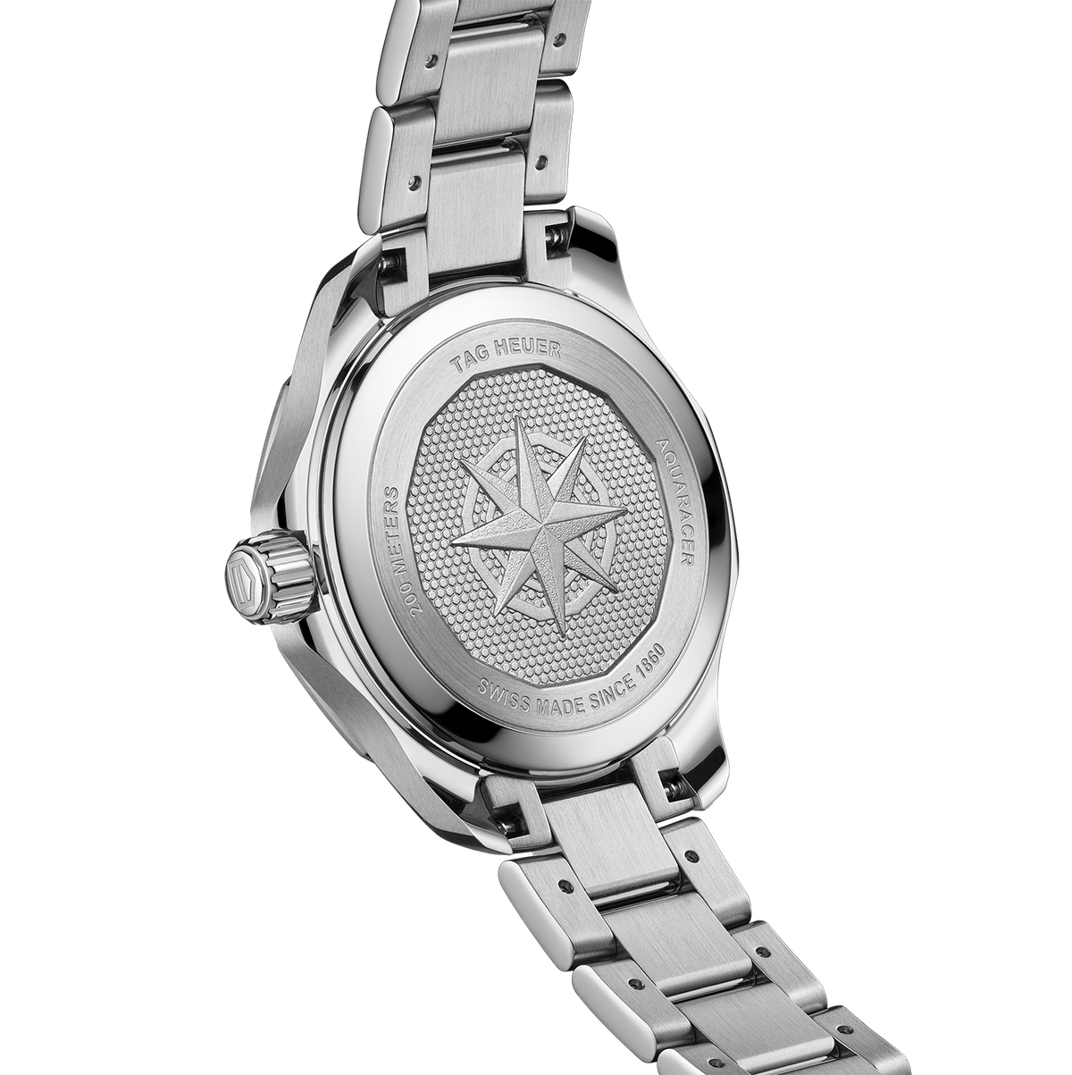 TGHR Aquaracer Professional 200 Solargraph Watch with Mother of Pearl Dial
