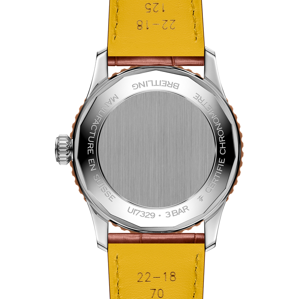 BRT Navitimer Automatic 41 Watch with Brown Leather Strap