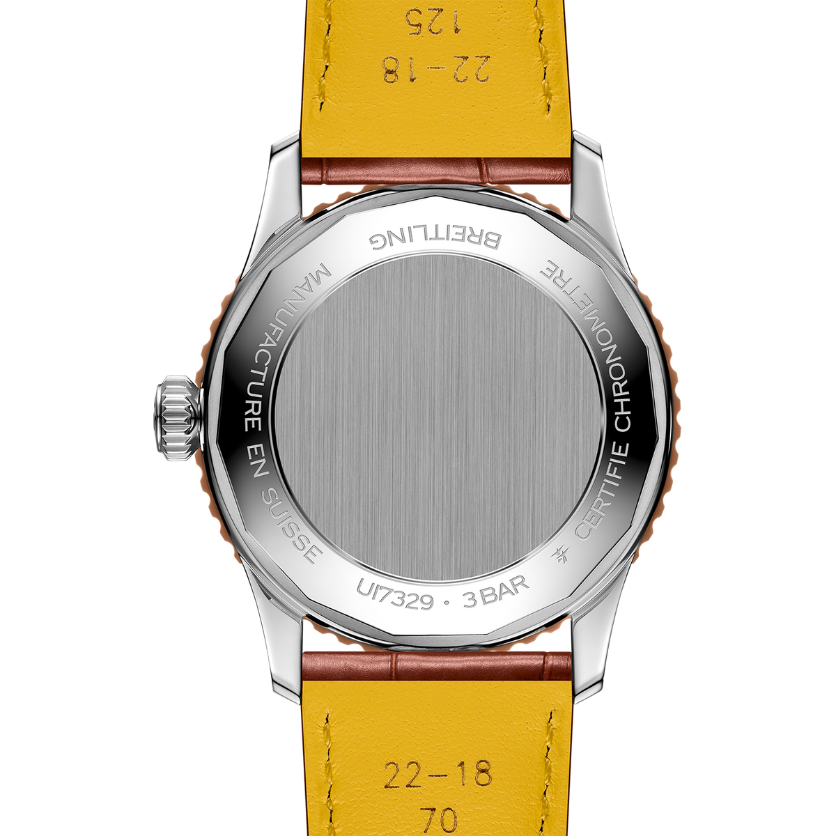 BRT Navitimer Automatic 41 Watch with Brown Leather Strap