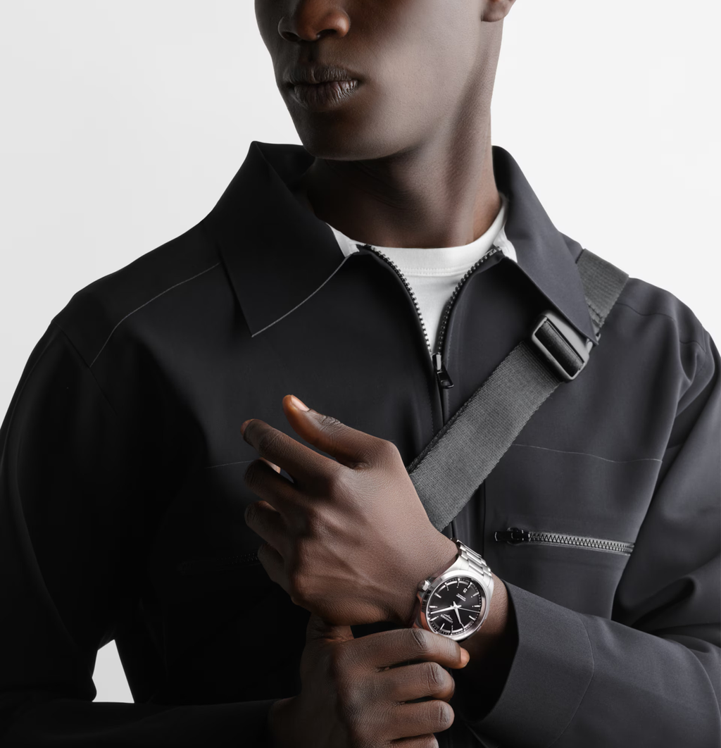 LNGS Conquest 41mm Watch with Black Dial