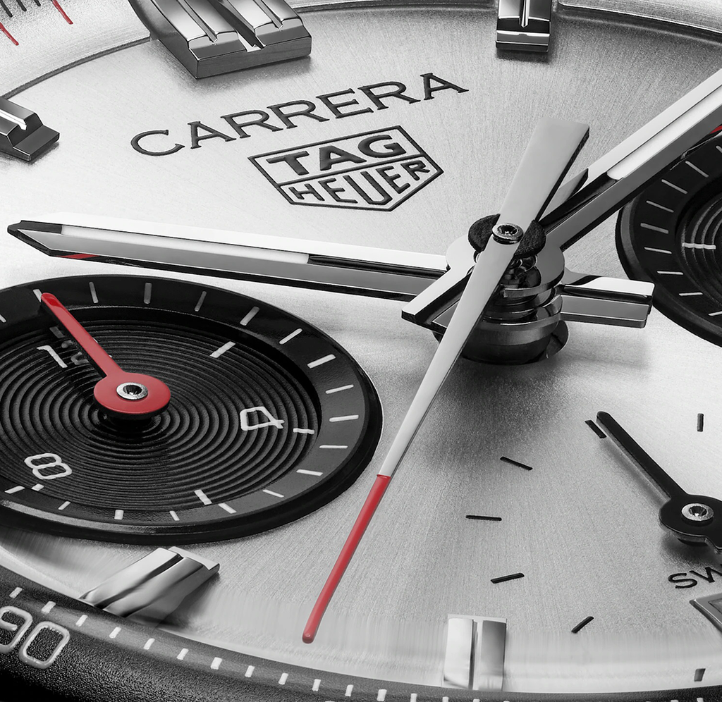 TGHR Carrera Chronograph Watch with Stainless Steel Bracelet