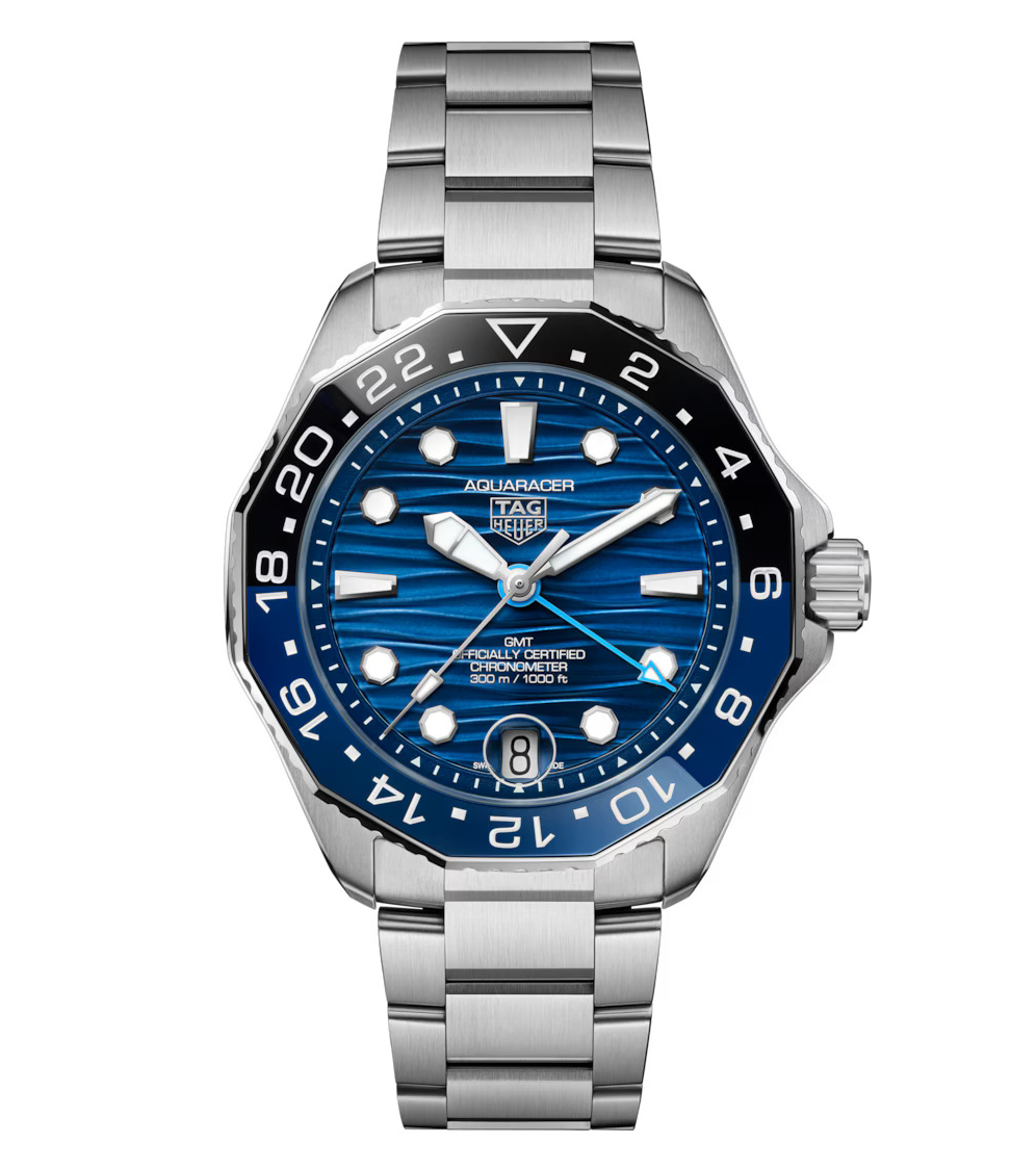 TGHR Aquaracer Professional 300 GMT Watch with Blue Dial
