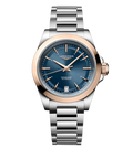 LNGS Conquest 34mm Watch with Midnight Blue Dial