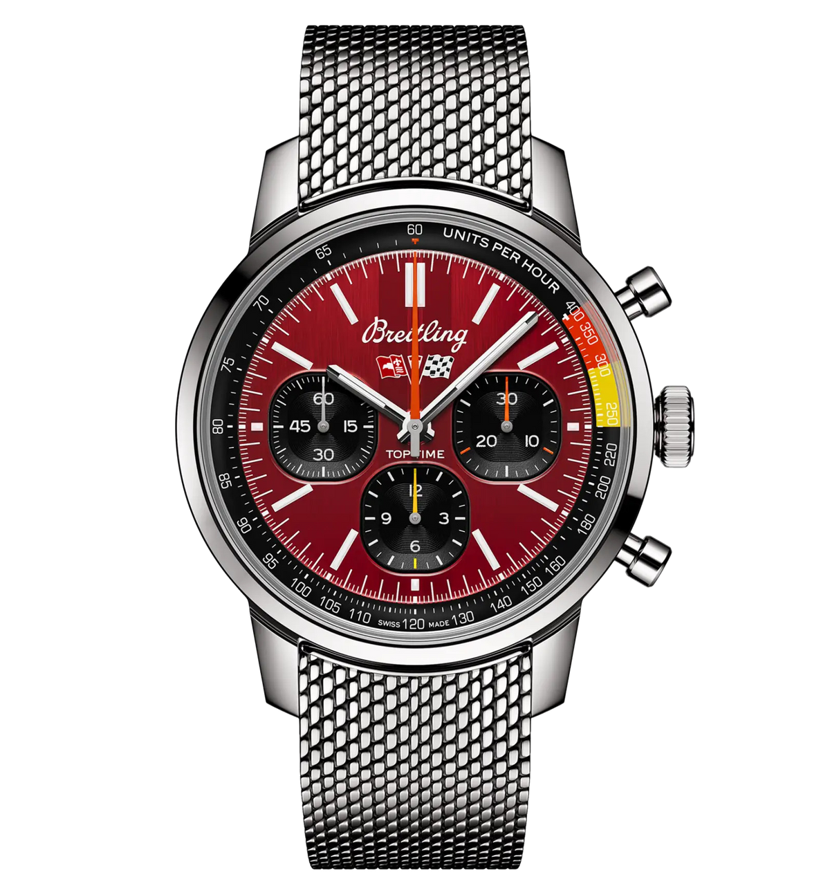 BRT Top Time B01 Chevrolet Corvette Watch with Red Dial