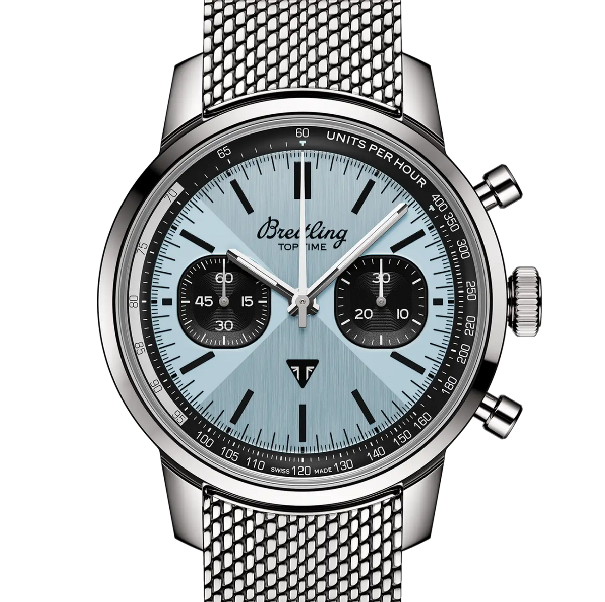 BRT Top Time B01 Triumph 41 Watch with Stainless Steel Bracelet
