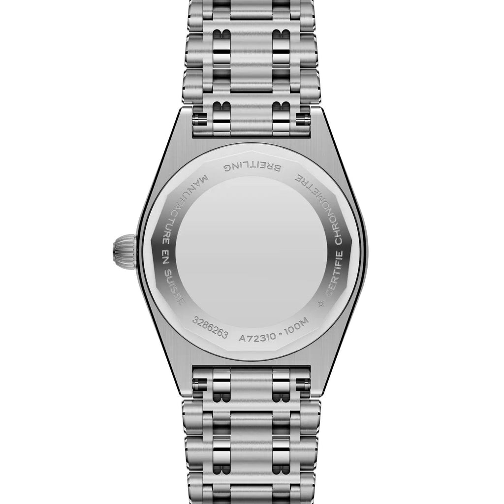 BRT Chronomat 28 Watch with Black Mother of Pearl Dial