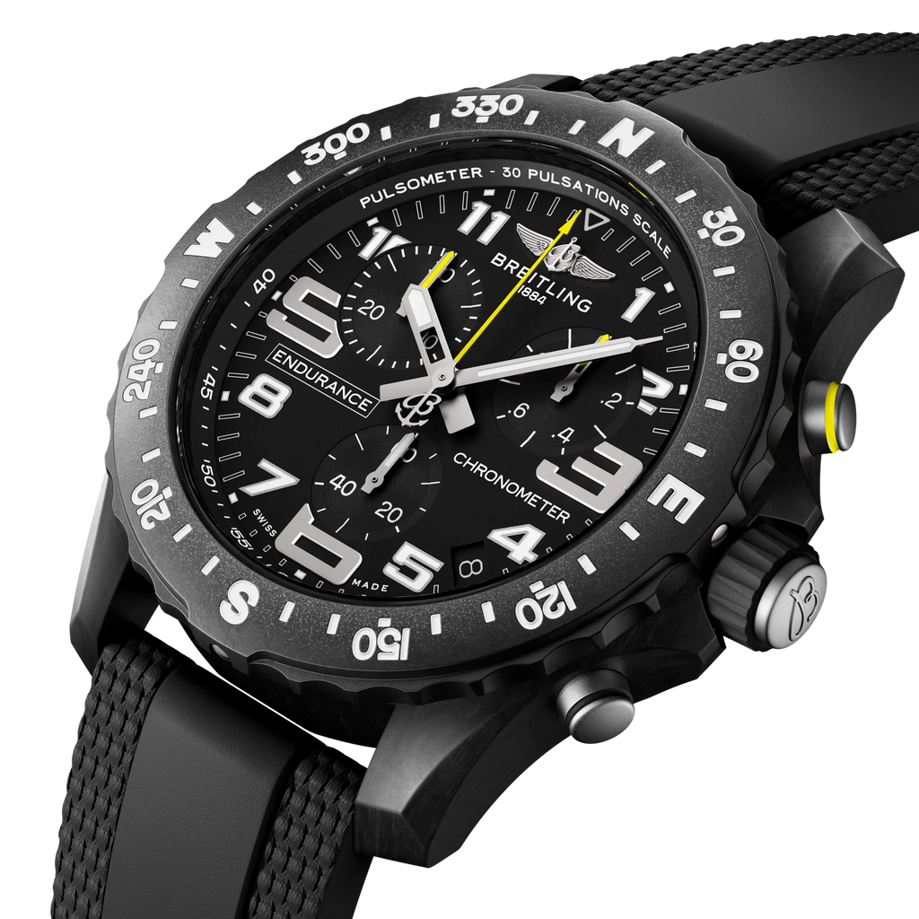 BRT Endurance Pro 44 Watch with Black Rubber Strap