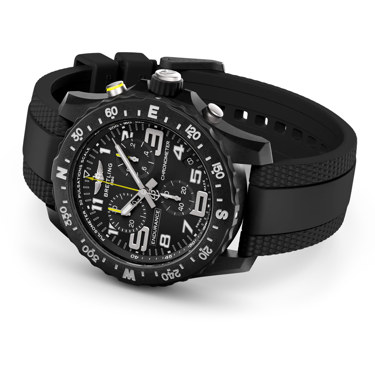 BRT Endurance Pro 44 Watch with Black Rubber Strap