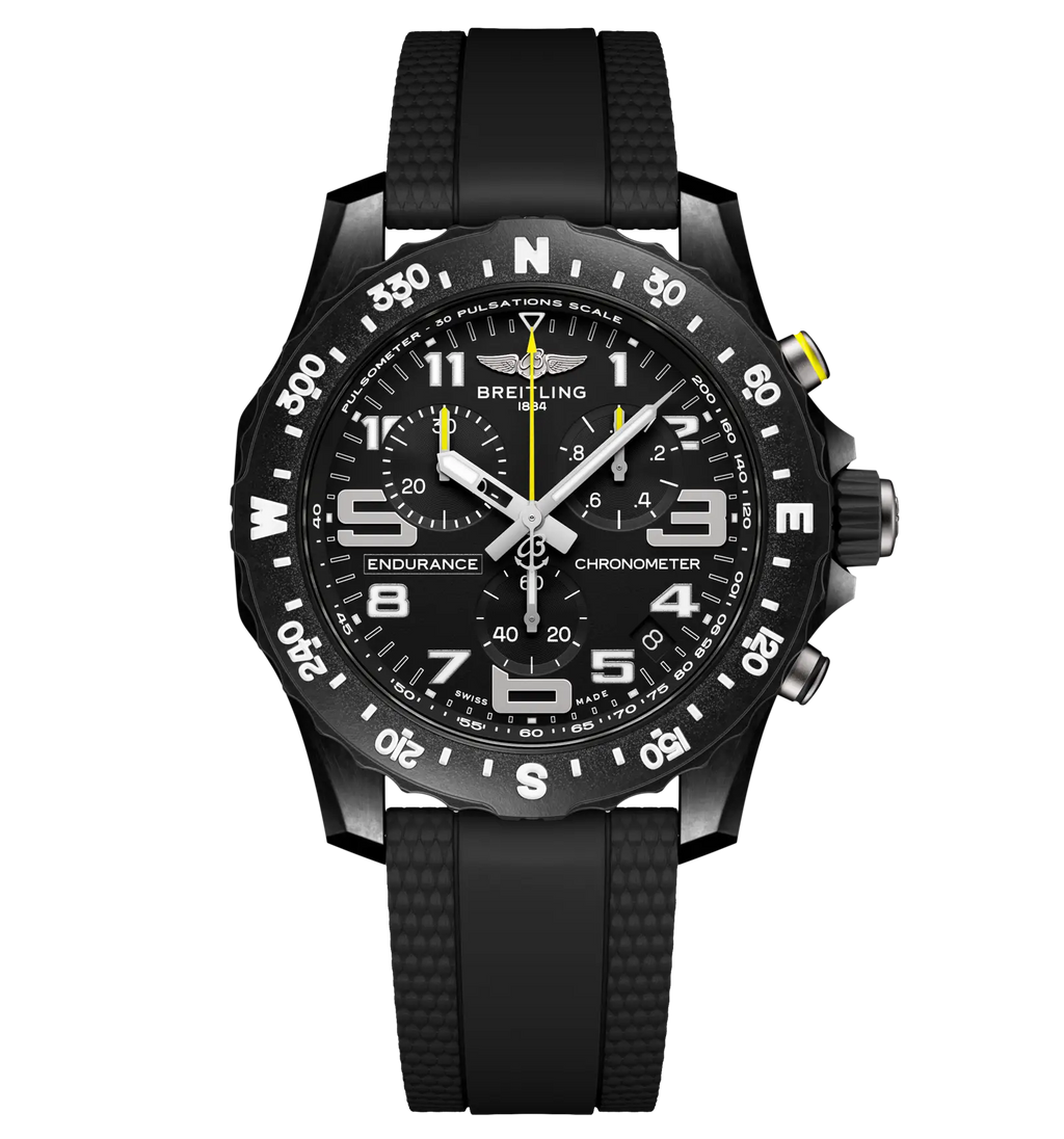 BRT Endurance Pro 44 Watch with Black Rubber Strap