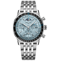 BRT Navitimer B19 Chronograph 43 Perpetual Calendar Watch with Stainless Steel Bracelet