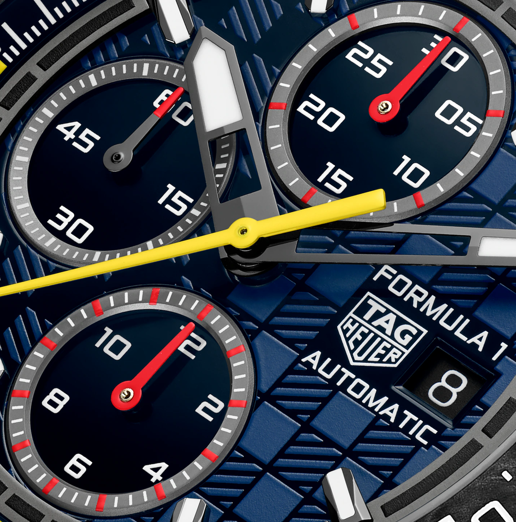 TGHR Formula 1 Chronograph X Oracle Red Bull Racing Watch with Blue Dial